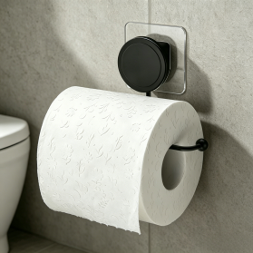 Bathroom Wire Toilet Paper Roll Holder with Self Adhesive No Trace Stickers