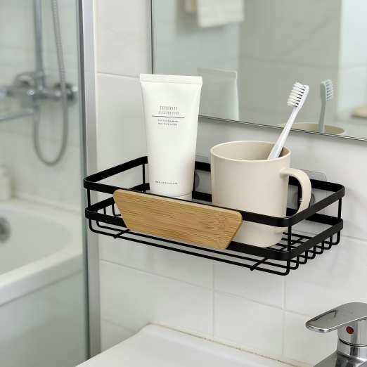 No-Drill Single Tier Shelf