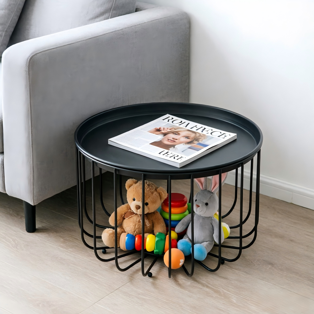 Round Metal Side Table