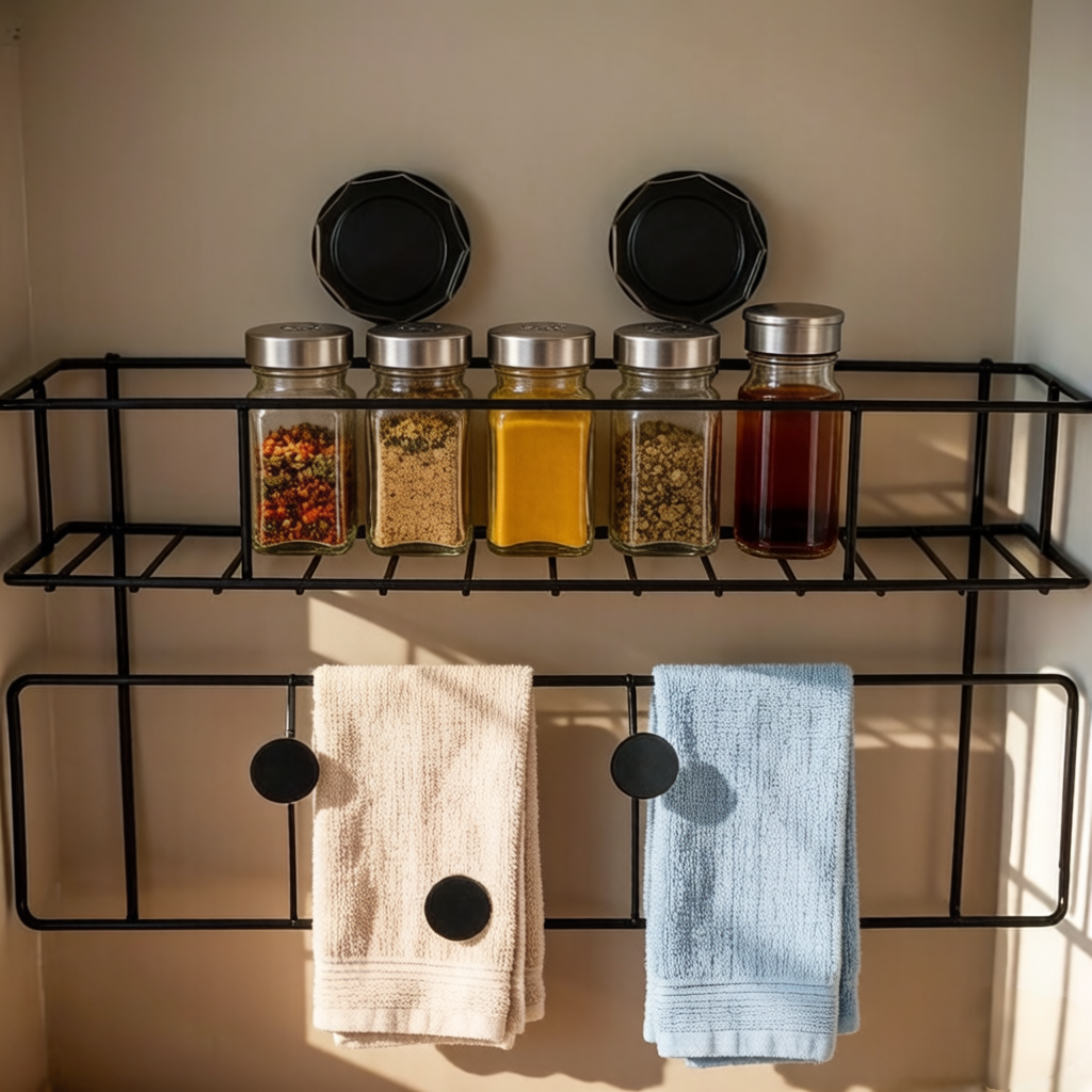 Wall-Mounted Kitchen Shelf 