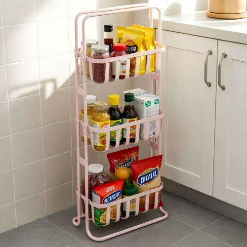 3-Tier Flat Wire Basket Stand