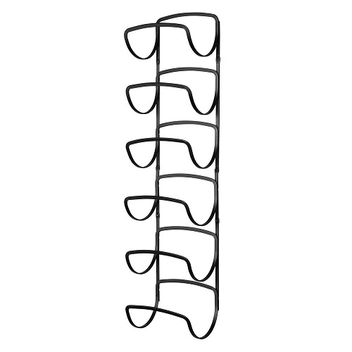 6-TIER WALL MOUNT WINE RACK black(1)