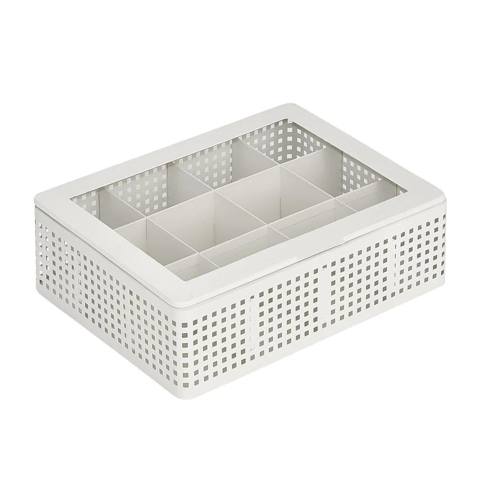 43845-哑白亚克力盖板置物盒