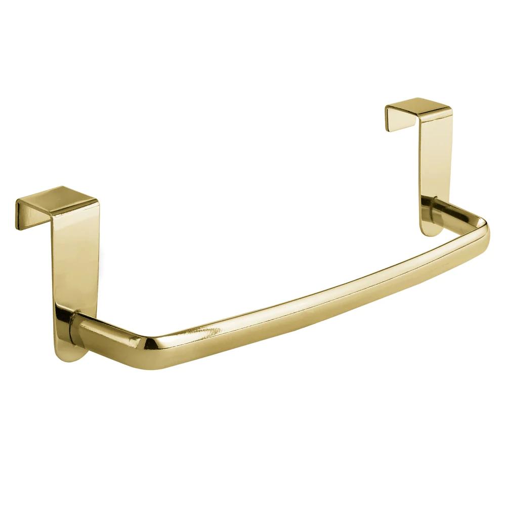 9 OVER CABINET DOOR TOWEL BAR soft brass(1)