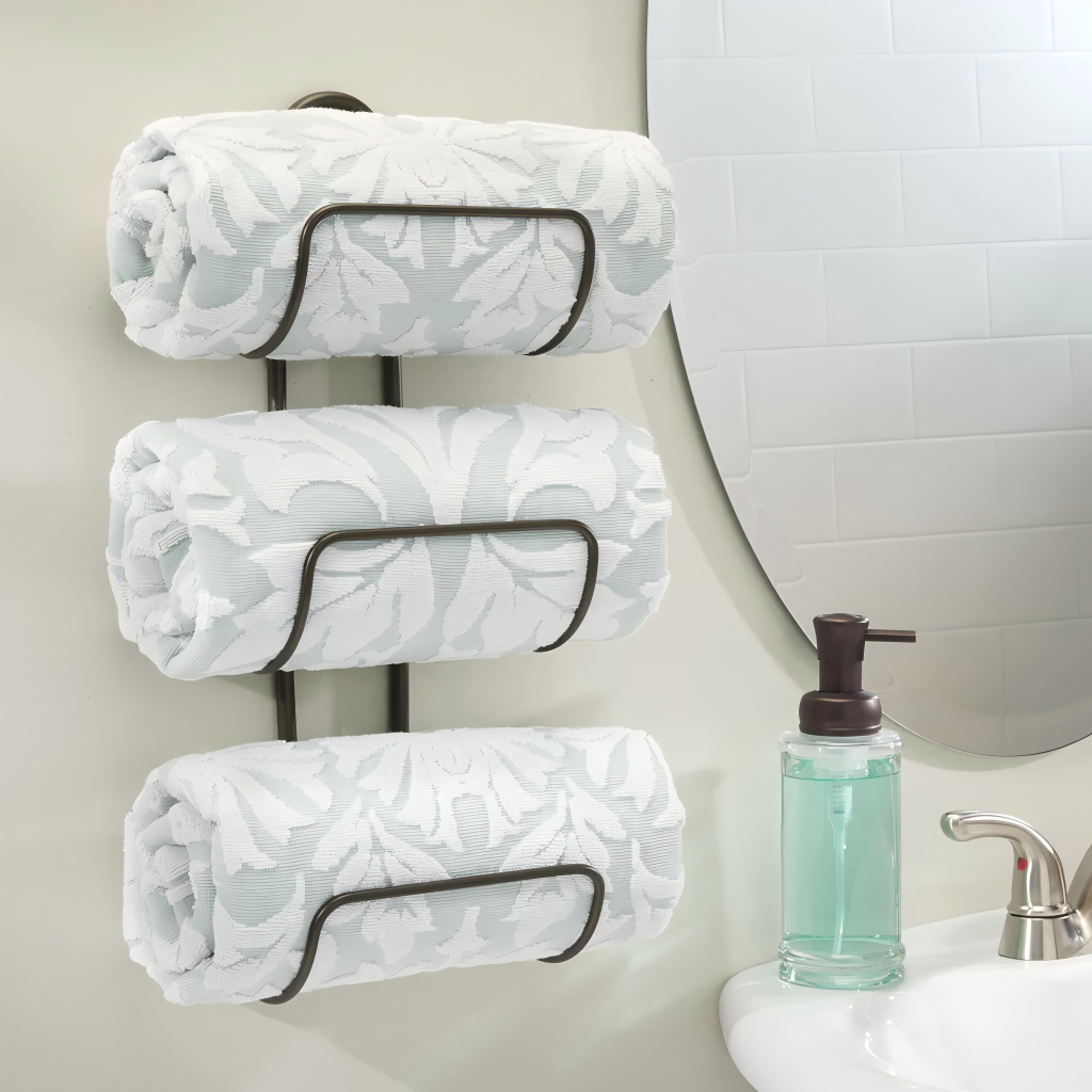 Wall Mount 3-Tier Towel Rack