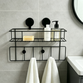 Bathroom Multifunctional Wire Towel Rack Powder Coated