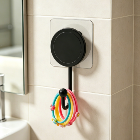 Wire Single Hook with Self Adhesive No Trace Wall Stickers