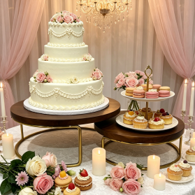 Wooden Dessert Stand Set