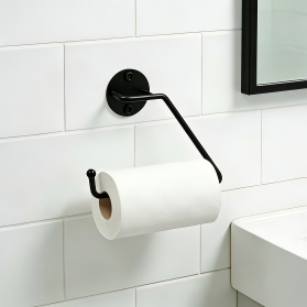 Wall Mounted Toilet Paper Holder with Lock & Anti-Theft Wire